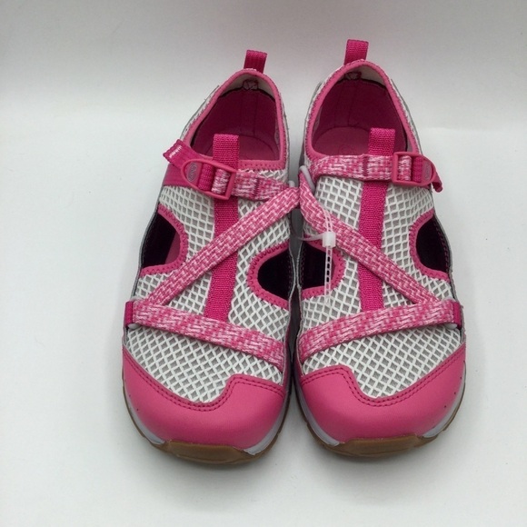 Chaco Unisex-Child Odyssey Sport Walking Hiking Sandal Pink Size 6 - Picture 4 of 9